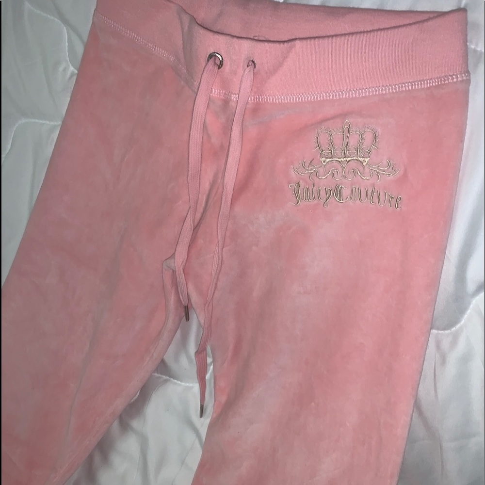 JUICY COUTURE VELOUR TRACK PANTS
